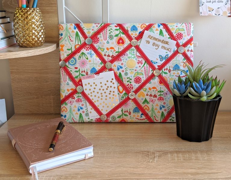 DIY Fabric Notice Board