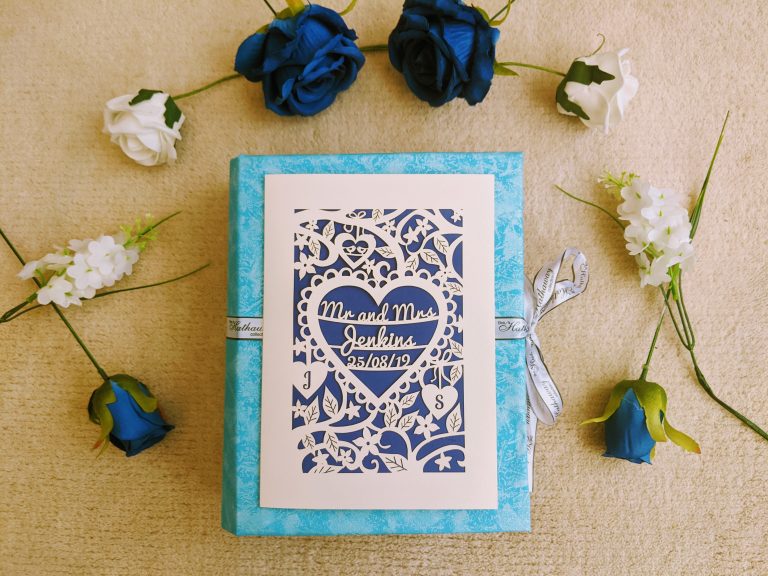 DIY Wedding Card Keepsake Book