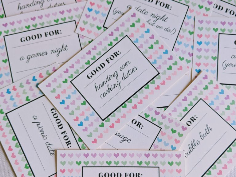 Free Printable Love Coupons