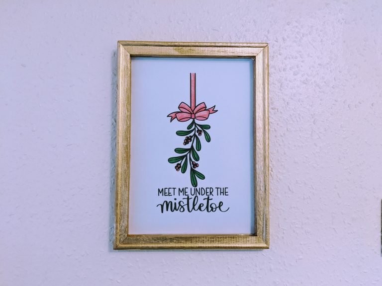 Meet Me Under The Mistletoe Sign