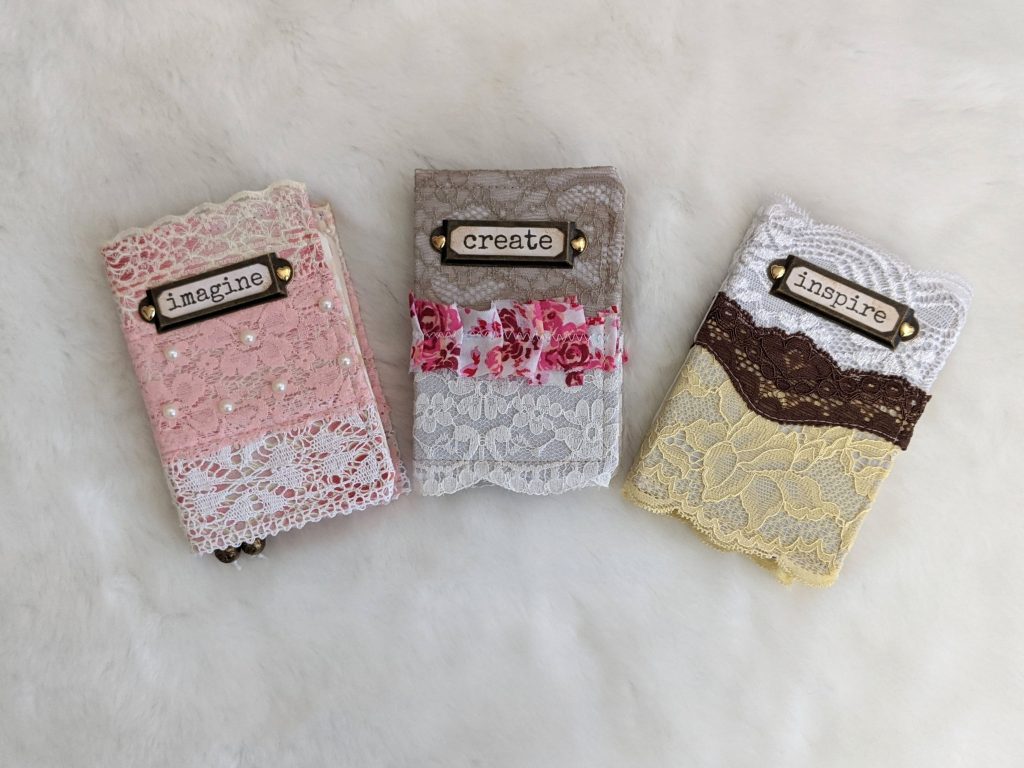 Mini Lace Junk Journals Flip Through