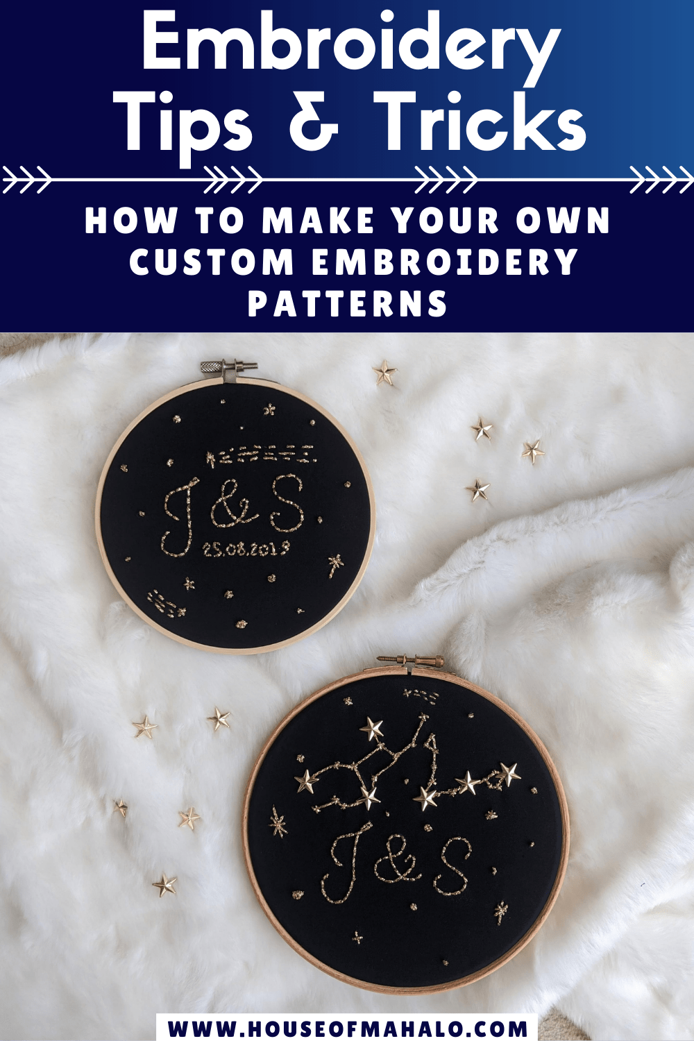 How To Make Your Own Embroidery Pattern (Even If You Can't Draw!)