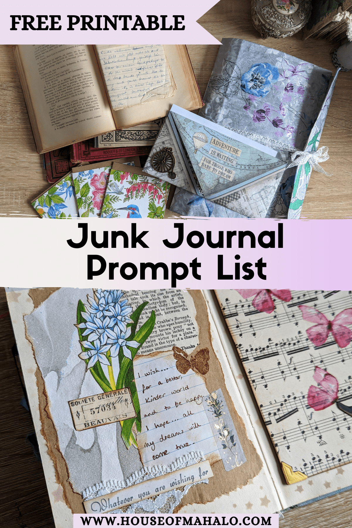 52 Junk Journal Prompts To Help You Write In Your Junk Journal