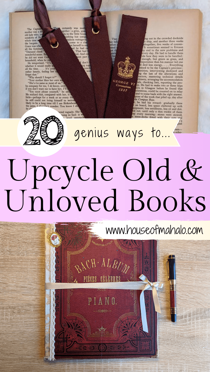 20 Genius Ways To Upcycle Old Books