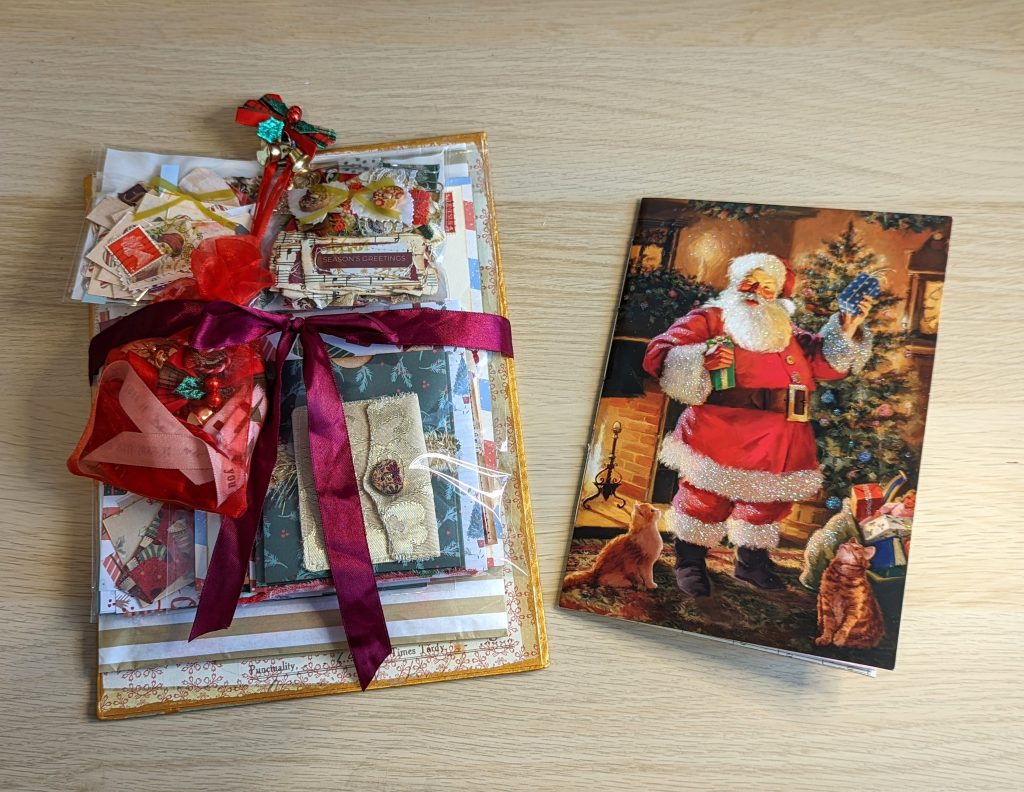 DIY journal gift - Christmas clipboard set