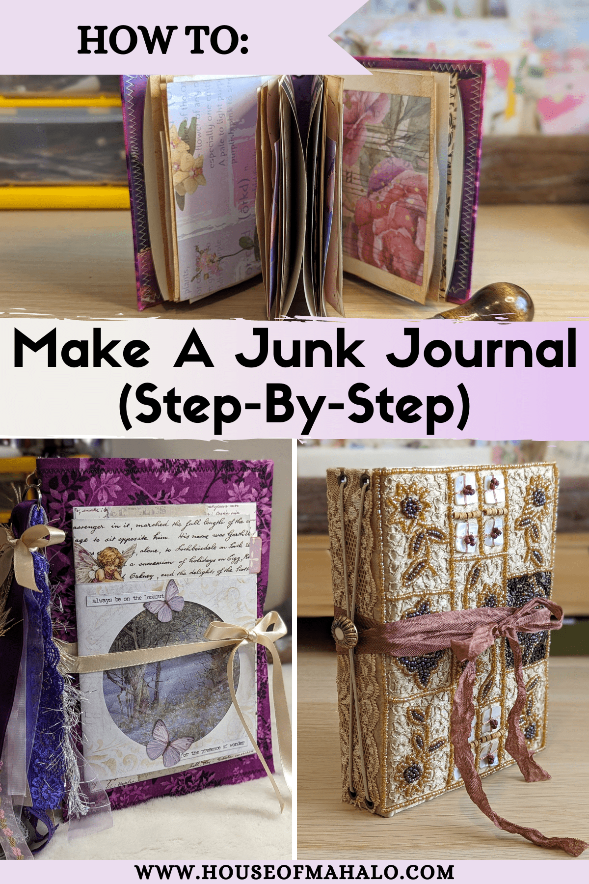 1 Book Page MASTERBOARD, 5 WAYS to USE IT ⭐ Junk Journal Supplies That  Anyone Can Make 