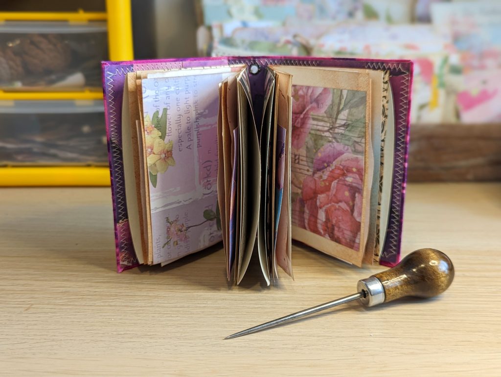 Junk journal binding tutorial