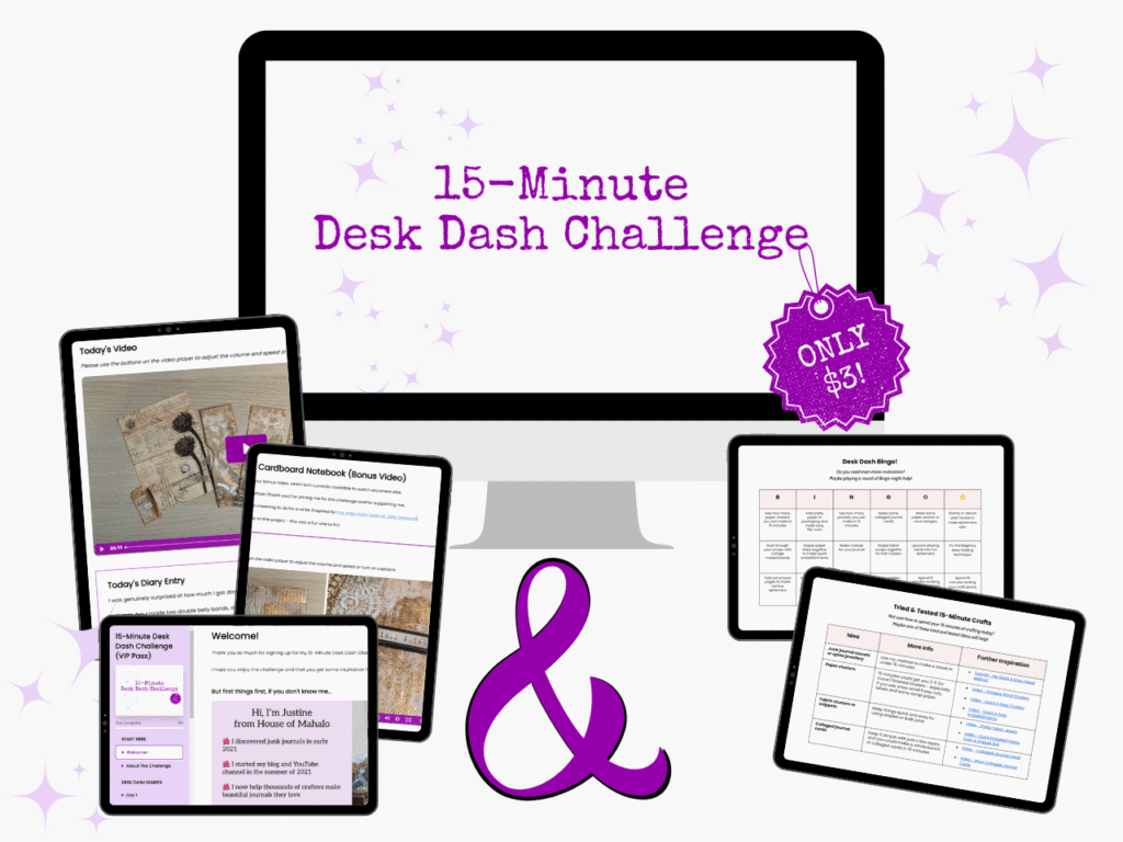15 Minute Desk Dash Challenge with House of Mahalo