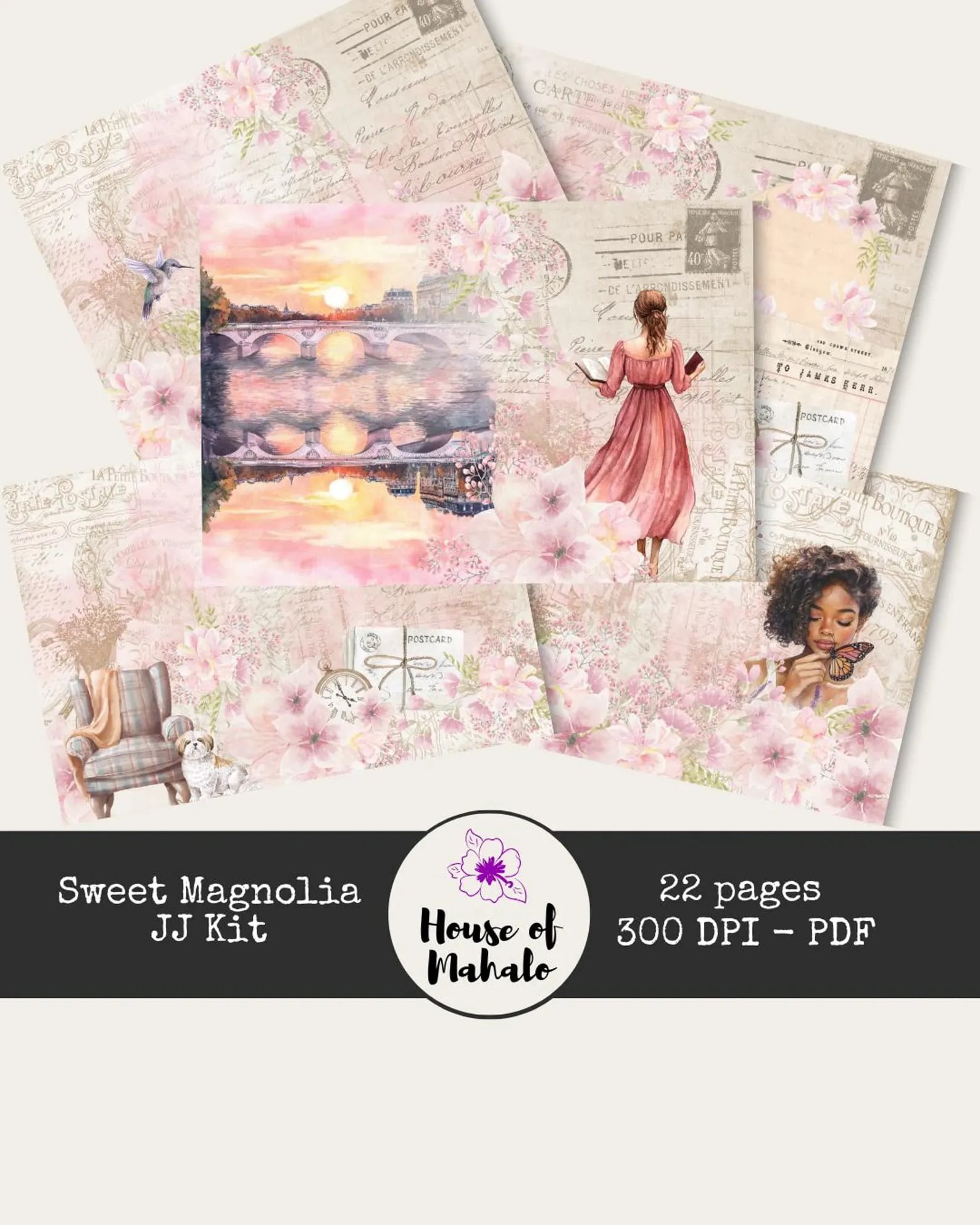 Sweet Magnolia Journal Kit from House of Mahalo